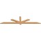 Ekena Millwork Kennewick Timber Gable Bracket, Western Red Cedar, 84"W x 21"H x 1 1/2"D x 3 1/2"F, 6/12 Pitch GBW084X21X0204KEN00SWR - alternate 5